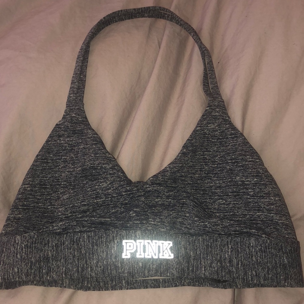PINK halter sports bra